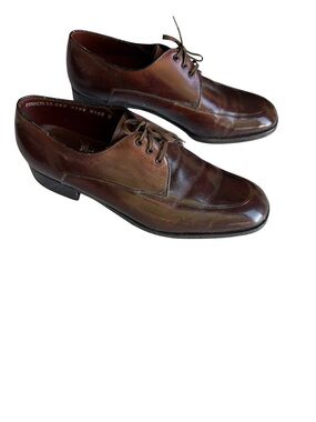 Leather Dress Shoe Brown Size 8 Balmoral Fanacal.s.a Formal business office